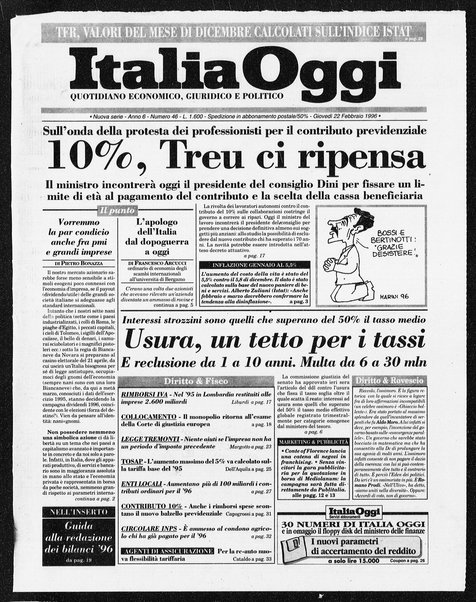 Italia oggi : quotidiano di economia finanza e politica